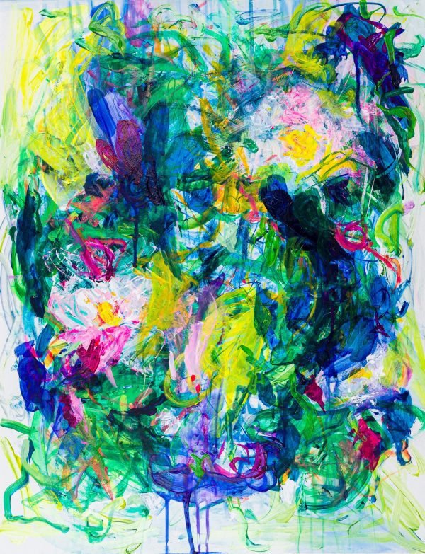 abstract acrylic painting