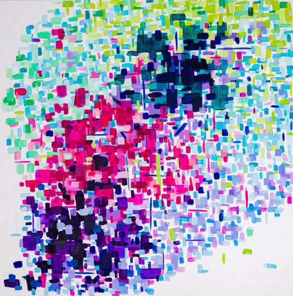 Painting with colorful squares
